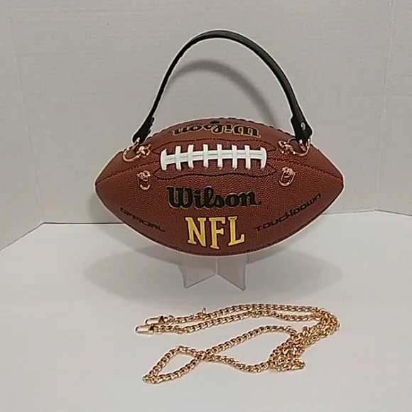 HANDMADE Football Purse 🏈